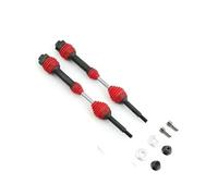 MRFVASD RC Repairs Models Spare For Traxxas For VXL For Slash For Rustler For Hoss For Stampede 4X4 1/10 4 Pcs/2pcs Rear Drive Shaft Steel Driveshaft RC Car Parts(Red,Rear)