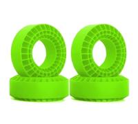 MRFVASD RC Repairs Models Spare For TRX4 For SCX10 For Capra 4PCS 1.9" Silicone Rubber Insert RC Crawler Repair Modify Upgrade Parts Accessories(Green)