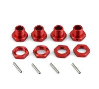 MRFVASD RC Repairs Models Spare For Typhon For Arrma For Infraction For Limitless For F1 6s 1/8 17mm Hex Hub Rc Car Repair Modify Upgrade Parts Accessories(Red)