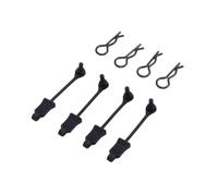 MRFVASD RC Repairs Toys For Arrma 1/10 8Pcs Body Clip Retainer Shell Post Column Bent Springy R Pins Mount RC Car Upgrade Replacements Parts