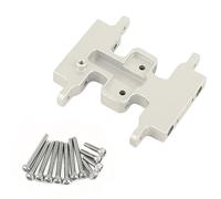 MRFVASD RC Repairs Toys For Axial For SCX24 1/24 1pc Aluminum Alloy Gearbox Bottom Mid Skid Plate RC Car Truck Model Upgrade Repairs Parts(Silver)