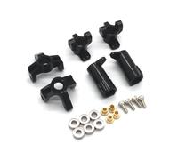MRFVASD RC Repairs Toys For FMS FCX24M For Camel Cup First-generation For Range For Rover 1/24 Metal Steering Cup C For Seat 3-piece Set RC Car Parts(Black)