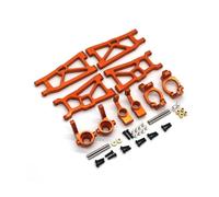 MRFVASD RC Repairs Toys For ZD For Racing DBX-10 1/10 Metal For Swing Arm 5-piece Set Remote Control Car Upgrade Repairs Replacements Parts(Orange)