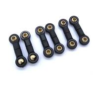 MRFVASD RC Steering Tie Rod Compatible With Wpl B16 B36 Rc Car Rear Axle Seesaw Ball Head Rod Upgrade Parts 6Pcs Plastic Connector Links Rod Accessories