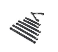 MRFVASD RC Steering Tie Rod For Axial For SCX24 90081 4WD All Car Pull Rod For Mini For Climbing Metal Upgrade And Modification Parts Accessories(Black)