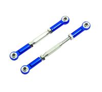 MRFVASD RC Steering Tie Rod For Traxxas For Slash 4X4 5807 HQ727 1/10 2Pcs Metal Adjustable Steering Linkage Servo Link Pull Rod RC Car Upgraded Parts