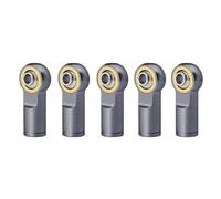 MRFVASD RC Steering Tie Rod For TRX4 For TRX-4 For Axial For SCX10 II 90046 1/10 Aluminum Alloy M4 Link Rod Ball Ends Head CCW RC Crawler Car Part(Gray)