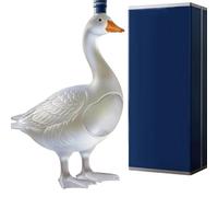 MRGIINR Grey Goose 30th Anniversary Vodka Bottle, 350ml Frosted Texture Whiskey Glass with Premium 3D Engraving and Label, Decorative Limited Edition Commemorative Bottle (A-Frosted)
