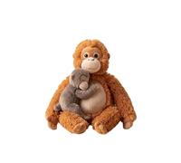 MRGIINR Punch Monkey Plush, Orangutan Plush with Baby Monkey, Gorilla Tag Soft Toy, Washable & Safe for Kids, Realistic Soft Cuddly Monkey Toy
