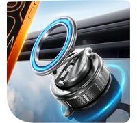 MRGLAS 2026 Upgraded 360° Rotation Vacuum Magnetic Phone Holder Stand,for Magsafe Suction Cup Phone Mount [109+LBS Strongest Suction & Magnetic] Adjustable Swivel Lock, for Your Car/Gym/Mirror/Kitchen