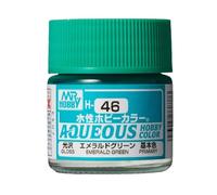 Mrhobby - Aqueous Hob. Col. 10 Ml Emerald Green (Mrh-h-046)