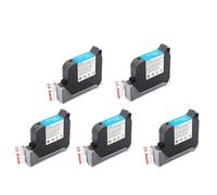 MRHZKE 25. 4mm Eco Solvent Ink Cartridge Compatible With Handheld Printers For 600DPI Portable Printers 25. 4mm Inkjet Cartridge No Encryption Expiry Date(25.4mm Black 5Pcs)