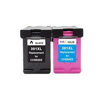 MRHZKE 301XL Ink Cartridge Replacement Compatible With 1000 1050 2000 2050 2510 3000 3054 Printers Alternative