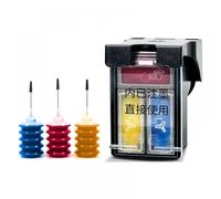 MRHZKE 304XL 304 XL Refillable Ink Cartridge Works With 304 Compatible For Deskjet 2620 2630 3700 3720 3752 5000 5010 5030 Printers(CL-INK)