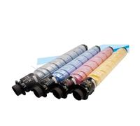 MRHZKE 4 Color Pack Toner Cartridge 842554 842555 842556 842557 Compatible With IM C2010 C2510 Printers Black 16500 Colors 10500 Pages