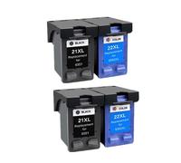 MRHZKE 4Pcs Ink Cartridge Compatible With 21 HP21 21xl F380 F2180 F2280 F4180 F4100 F2100 F2200 F300