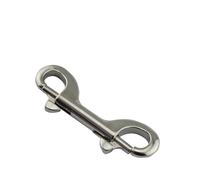 MRHZKE 5PCS Double Ended Scuba Bolt Snap Stainless Steel 316 90mm 100mm 115mm Length Heavy Duty Double Ended Locking Swivel Snap Hook For Diving Gear Accessories(100MM)
