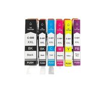 MRHZKE 6 Color PGI 680XXL CLI 681XXL Ink Cartridge PGI680 CLI681 Compatible With TS706 TR7560 TR8560 TS6160 TS6260 Printers Replacement
