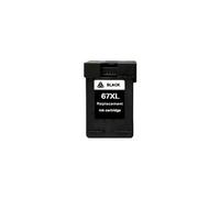 MRHZKE 67XL Ink Cartridge Works With 67 67 Deskjet 2774 4120 4122 4125 4135 4136 6052 6055 6058 Printer Cartridges(1PCS 67XLBK)