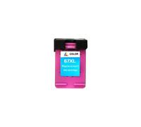 MRHZKE 67XL Ink Cartridge Works With 67 67 Deskjet 2774 4120 4122 4125 4135 4136 6052 6055 6058 Printer Cartridges(1PCS 67XLC)