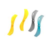 MRHZKE 8pcs 4Pairs 2-1610 1 6x10 1 6x15 40mm CCW CW Propeller Set For RC Drone Airplane Compatible With Hollow Cup Brushless Motor Parts(4pairs 1610 yellow)