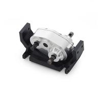 MRHZKE CNC Metal Transfer Case Gearbox Single Speed For 1 10 Scale RC Crawler Cars Compatible With FJ40 G2 D110 Models(C)