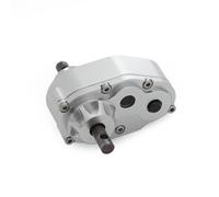 MRHZKE CNC Metal Transfer Case Gearbox Single Speed For 1 10 Scale RC Crawler Cars Compatible With FJ40 G2 D110 Models(B)