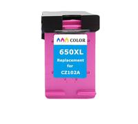 MRHZKE Compatible 650XL Ink Cartridge Replacement Works With 650 650XL Fits Deskjet 1015 1515 2515 2545 2645 3515 4645 Printers(1Pcs color)