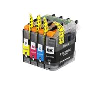 MRHZKE Compatible Ink Cartridge LC233 LC231 For Printers MFC-J5720 J4120 J4620 J5320 DCP-J562DW MFC-J480DW Works Like(1 SET (4PCS))
