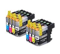MRHZKE Compatible Ink Cartridges For LC123 XL Printer Works With MFC J4410DW J4510DW J870DW DCP J4110DW J132W J152W J552DW(2 Sets)