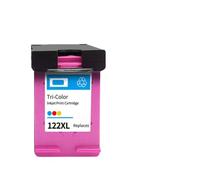 MRHZKE Compatible Refillable Ink Cartridge Works With 122 122XL 4503 4504 4505 4507 4508 4509 5530 5531 5532 5534 5535 5539 Printers(HP122XL C)