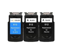 MRHZKE PG512 CL513 Ink Cartridge Replacement Compatible With MP230 MP250 MP240 MP270 MP480 MX350 IP2700 Printer