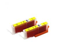 MRHZKE PGI 580XXL CLI 581XXL Ink Cartridge Compatible With TR7550 TR8550 TS6150 TS6151 TS8150 TS8151 TS8152 TS9150 TS9155 Printers(2PCS 581XXL Y)