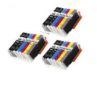 MRHZKE PGI 580XXL CLI 581XXL Ink Cartridge Compatible With TR7550 TR8550 TS6150 TS6151 TS8150 TS8151 TS8152 TS9150 TS9155 Printers(3 SET 18COLORS)