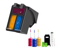 MRHZKE Refillable Ink Cartridge 652XL Compatible With 652 XL 652 For Deskjet 2600 5000 5200 5078 5085 5088 5275 5276 5278 Printers(652 1Triolor 30ml3C)