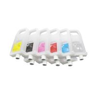 MRHZKE Refillable Ink Cartridge No Chip Compatible With Pro 520 540 540s 560s Pro 2000 4000 6000 IPF 8300 8310 Printers PFI-57 PFI-53(No chip-1pcs)
