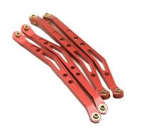 MRHZKE Upper Lower Suspension Shift Link Rod Linkage For 1/10th Scale RC Crawler Compatible With Wraith 90018 Model(UPPER RED)