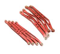 MRHZKE Upper Lower Suspension Shift Link Rod Linkage For 1/10th Scale RC Crawler Compatible With Wraith 90018 Model(RED 1SET)