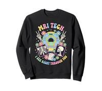MRI Tech I See Right Through You Retro Medical Imaging Sweatshirt