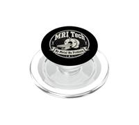 MRI Tech No Metal No Problem Resonance Technological Design PopSockets PopGrip for MagSafe