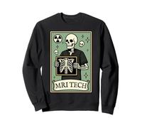 MRI Tech Tarot Card Skeleton Magnetic Resonance Imaging Tech Sweatshirt
