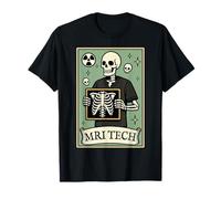 MRI Tech Tarot Card Skeleton Magnetic Resonance Imaging Tech T-Shirt