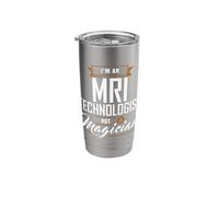 MRI Technologist Not A Magician MRI Tech Apparel Stainless Steel Insulated Tumbler