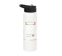 MRI Technologist Not A Magician MRI Tech Apparel Stainless Steel Insulated Water Bottle
