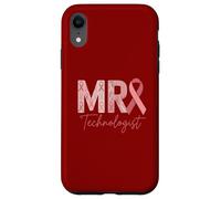 MRI Technologist Pink Ribbon Breast Cancer Awareness Radiolo Case for iPhone XR