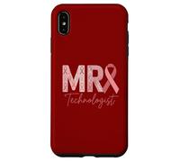 MRI Technologist Pink Ribbon Breast Cancer Awareness Radiolo Case for iPhone XS Max