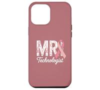 MRI Technologist Pink Ribbon Breast Cancer Awareness Support Case for iPhone 12 Pro Max
