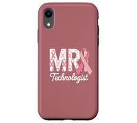 MRI Technologist Pink Ribbon Breast Cancer Awareness Support Case for iPhone XR
