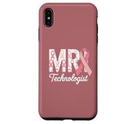 MRI Technologist Pink Ribbon Breast Cancer Awareness Support Case for iPhone XS Max