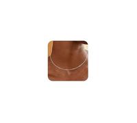 Mridiya Gold/Silver Box Chain Necklace for Women Chocker Small Charm Evil Eye Star Pearl Simple Cute Pendant Boho Trendy Layered Jewelry for Birthday Gift, Brass, No Gemstone